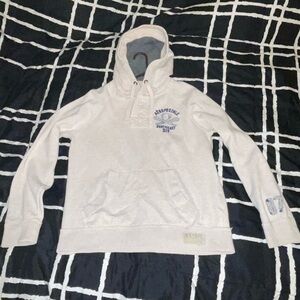 Aeropostale VTG Men's Off-White Hoodie hoodie